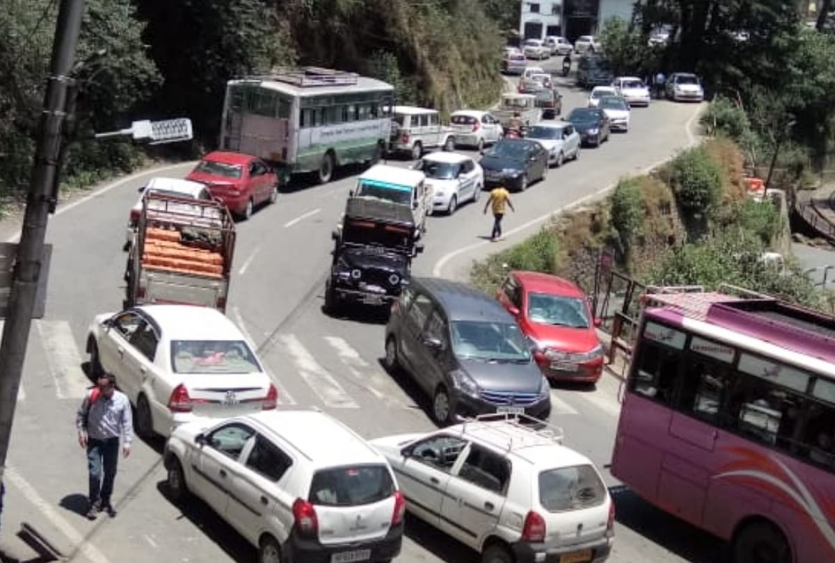 Shimla: Entry will not be available in the city after the entry of five thousand vehicles