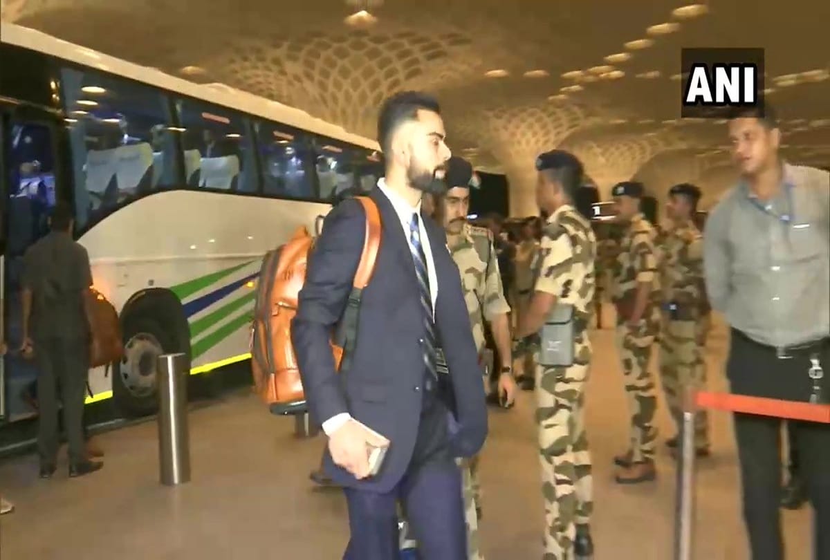 Indian Cricket team departs for England and Wales ICC Cricket World Cup 2019