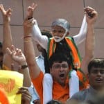जीत के बाद भाजपा समर्थकों का जश्न