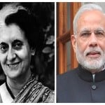 इंदिरा गांधी-नरेंद्र मोदी
