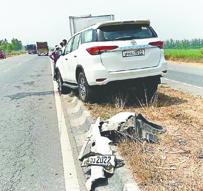 MP wrote steaker fortuner car struck in bike, Jija-Sala's death