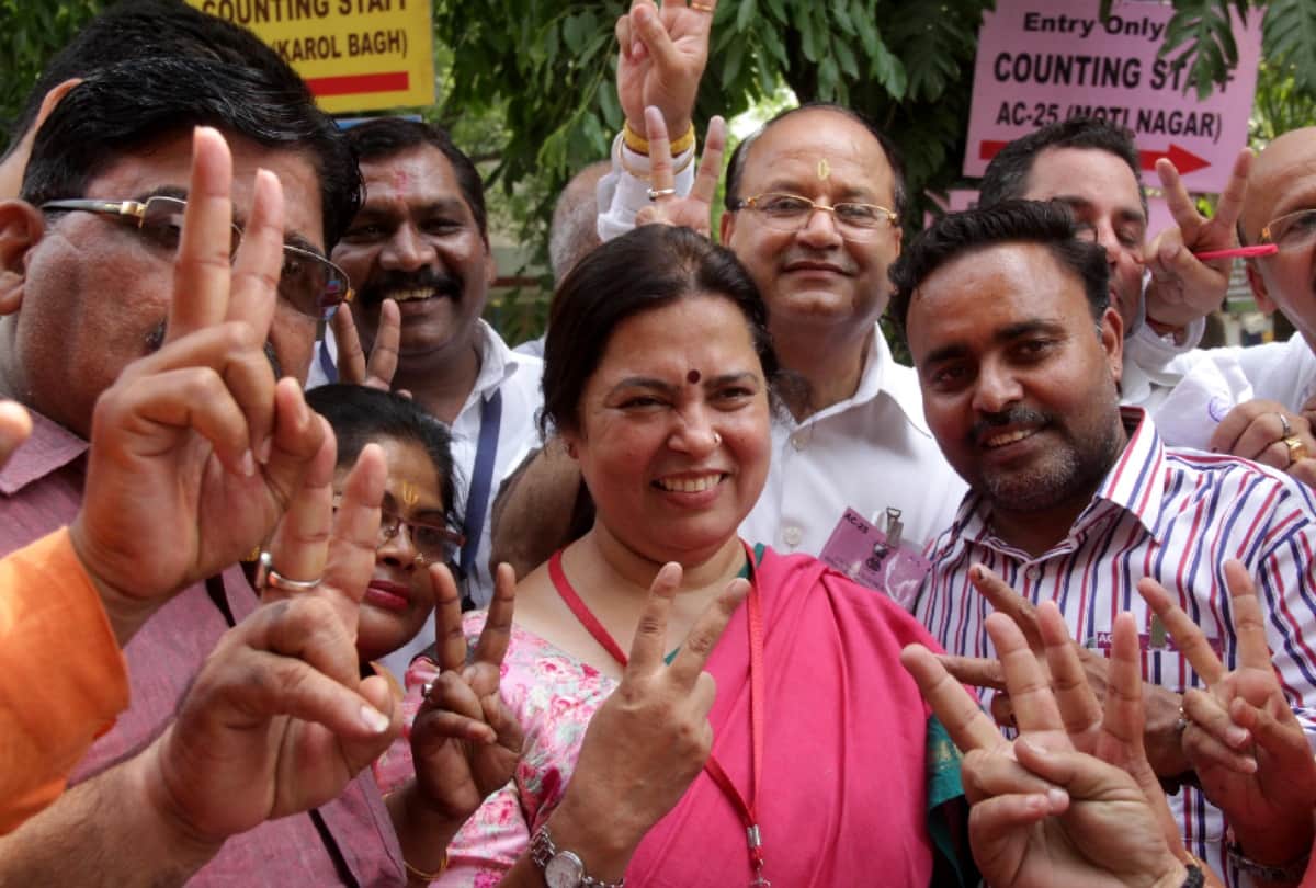 lok sabha elections result 2019 see photos of bjp win celebration in delhi