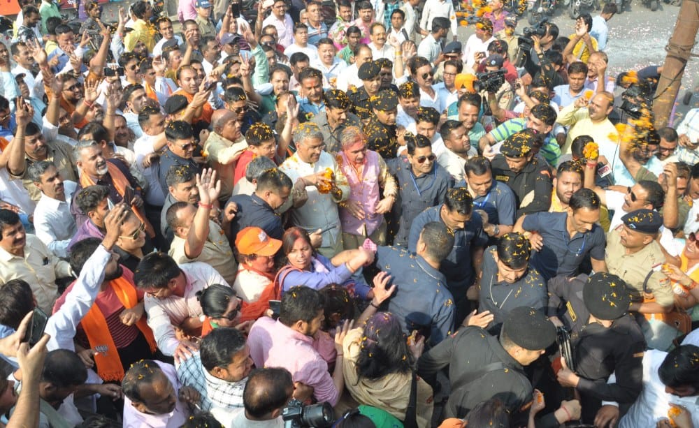 uttarakhand Lok Sabha Election 2019 Results bjp winning celebration