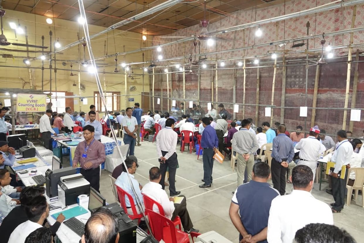 Uttarakhand Panchayat elections 2019: counting under CCTV surveillance
