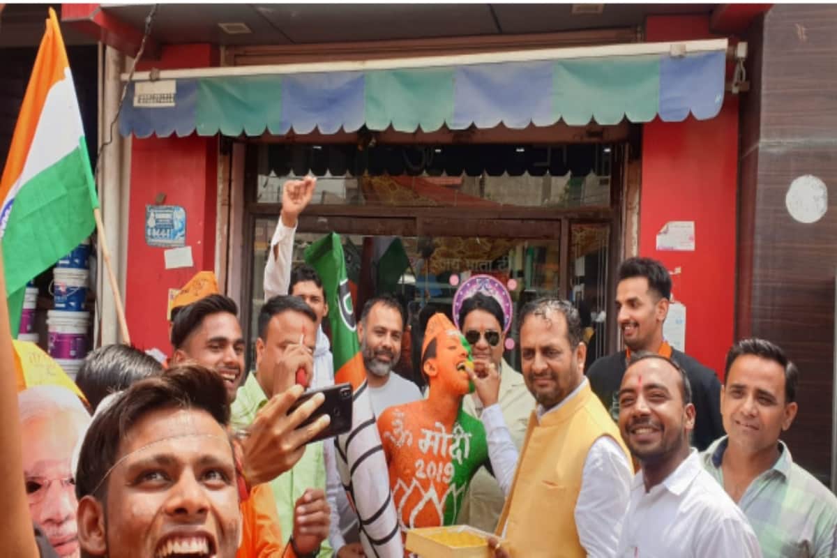 Lok Sabha Election 2019 results live update cellebration on Victory of BJP
