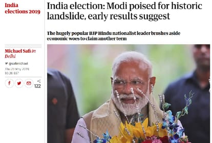 World media reactions on loksabha election result 2019