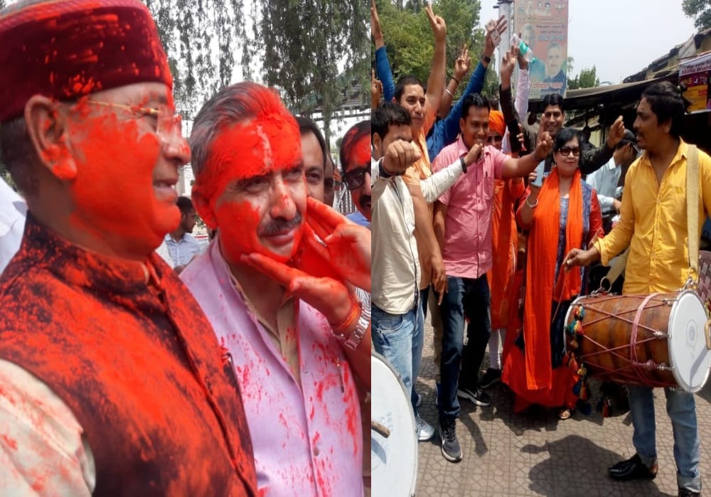 Uttarakhand Lok Sabha Election 2019 Result Bjp leaders celebrations photos