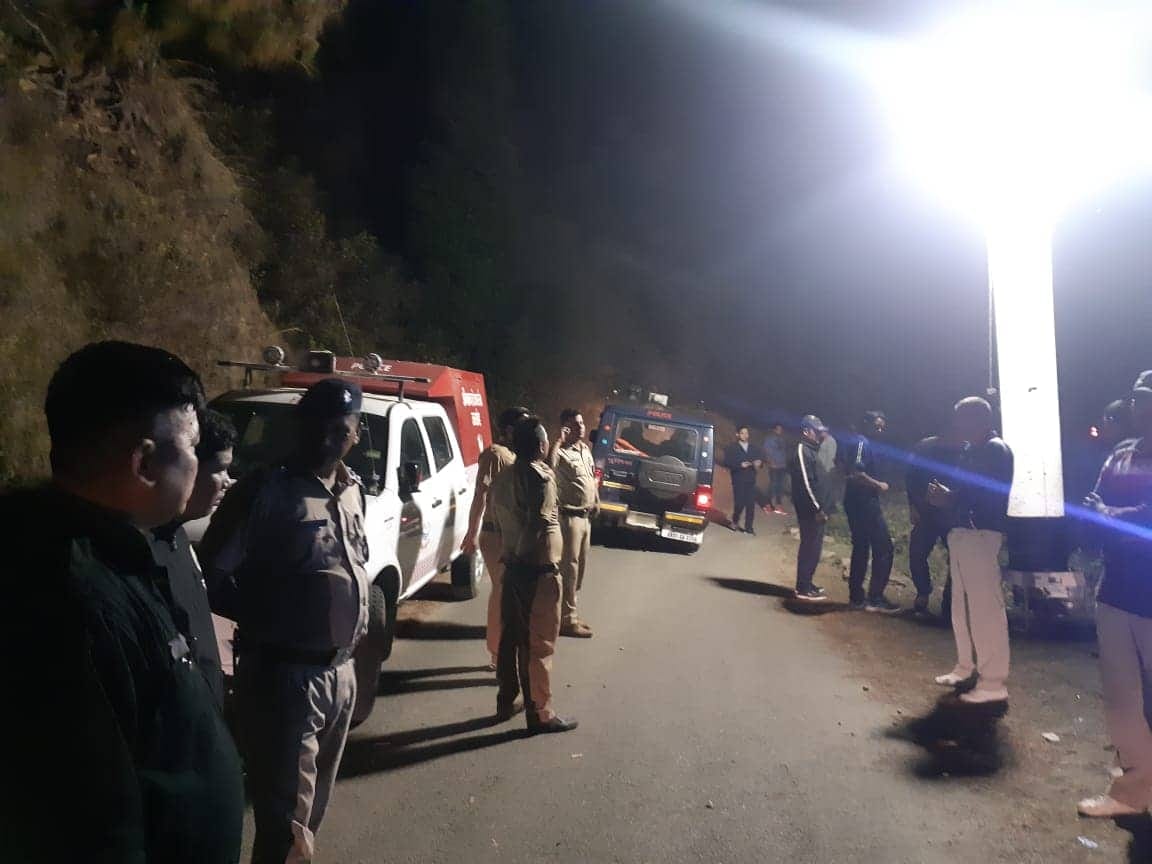 Max vehicle coming from a marriage met with an accident in lohaghat