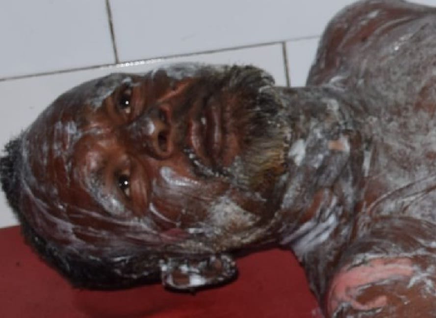 Petrol sprayed on fire, people rescued