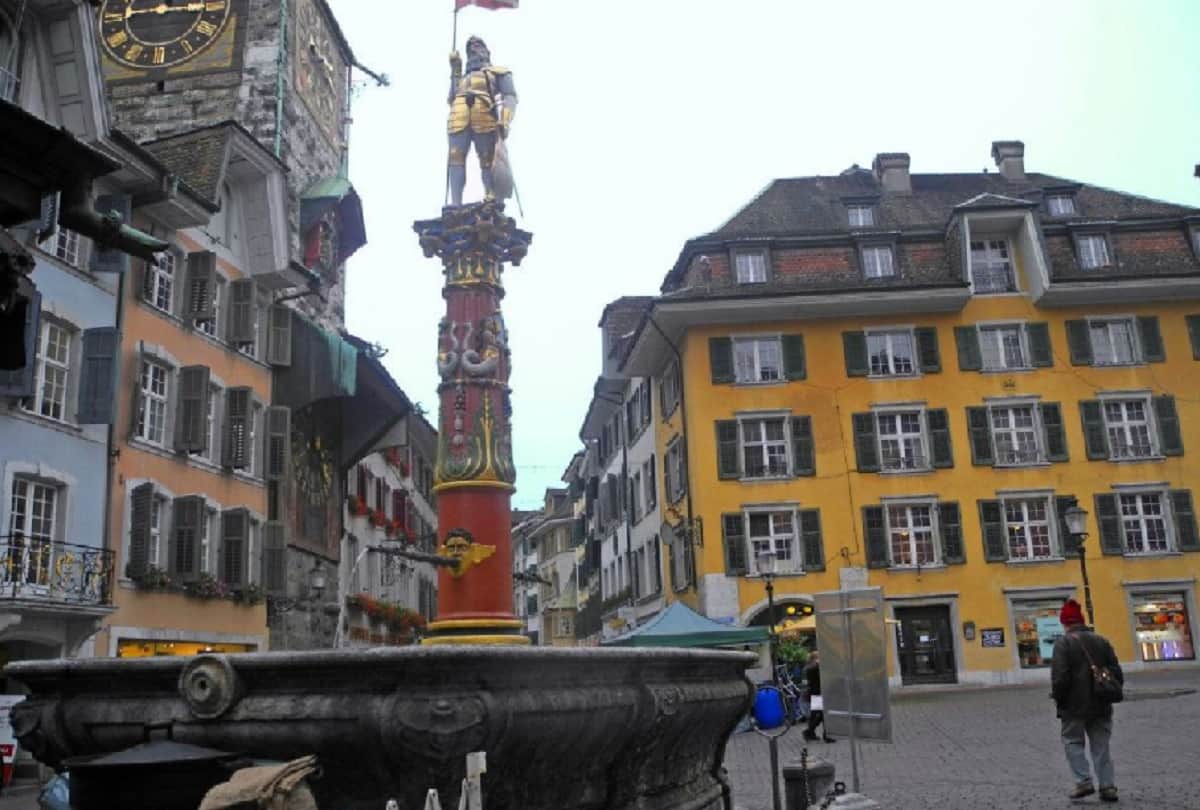 switzerland solothurn town obsessed with number 11 here never at the clock 12
