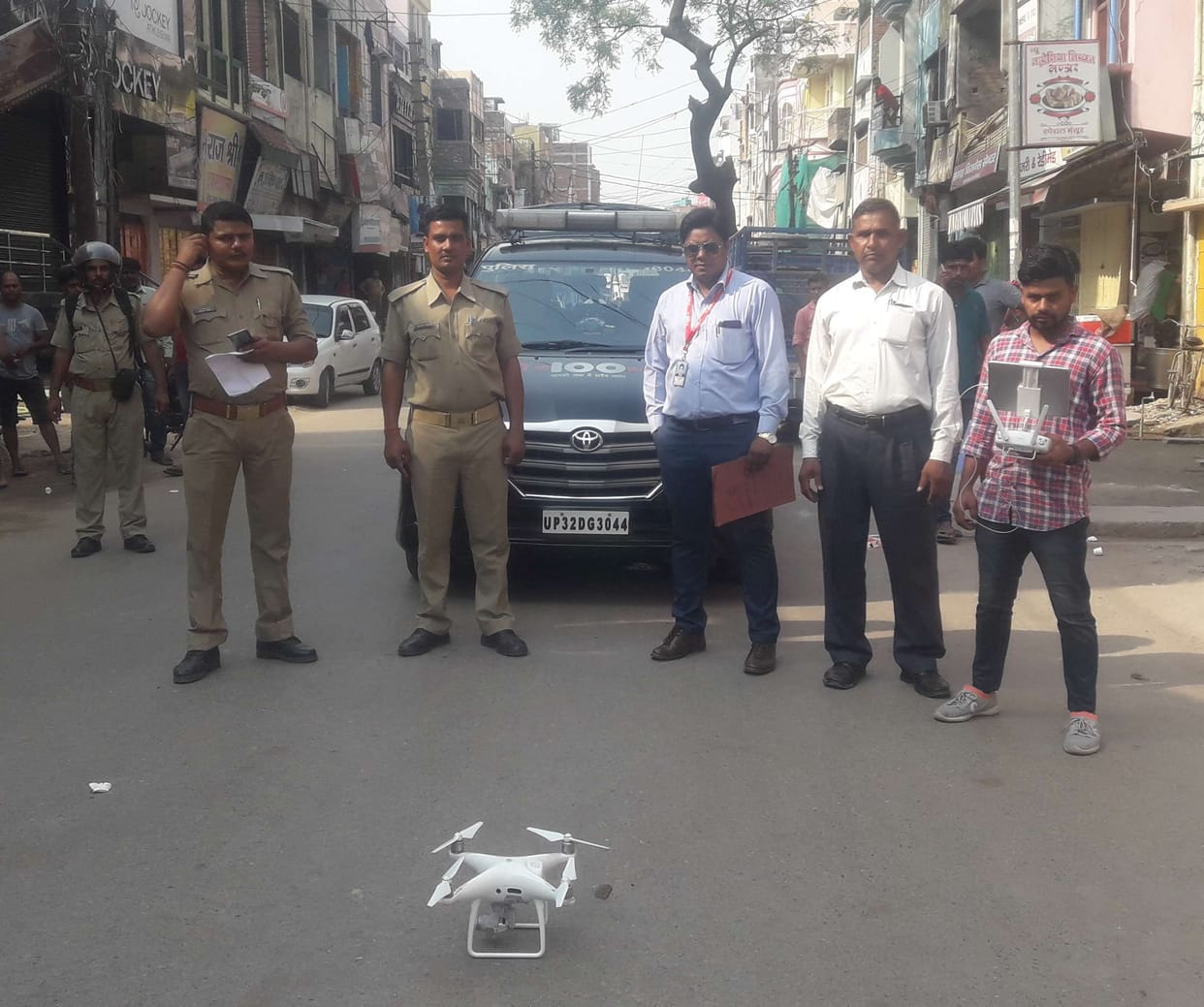 डायल हंड्रेड पुलिस ड्रोन कैमरे से रखेगी नजर