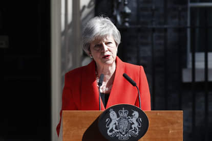 British Prime Minister Theresa May steps down as leader of her Conservative Party 