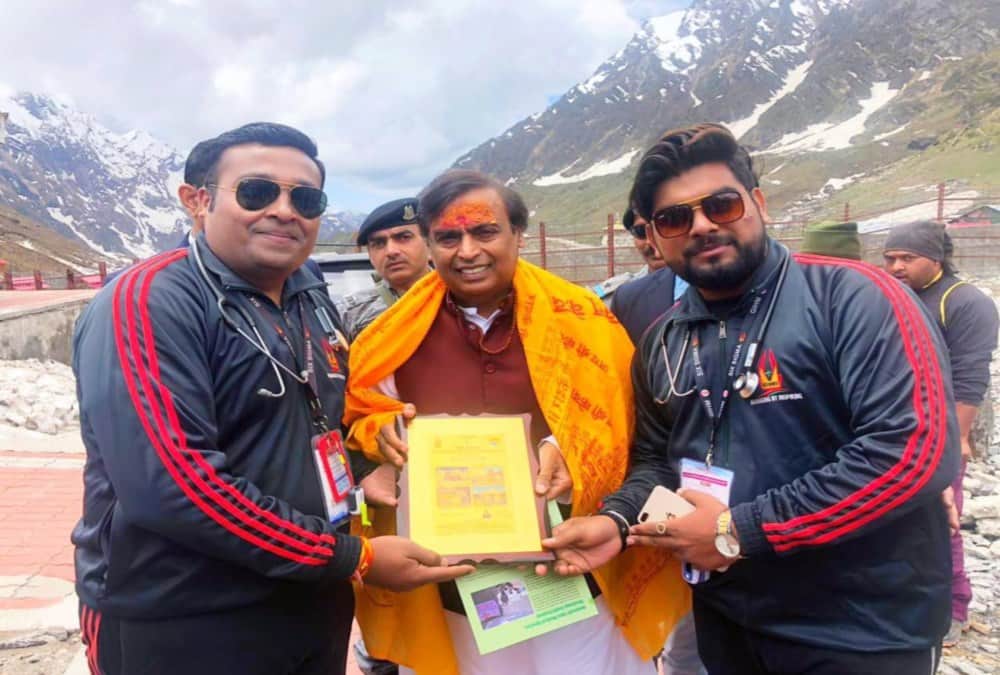Mukesh ambani will open chandan vatika in tamilnadu for badrinath kedarnath dham 