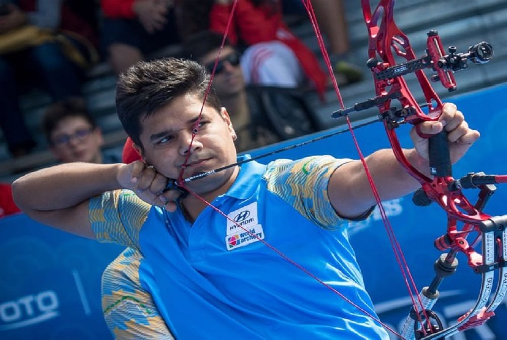 indian archer abhishek vermas car window broken and stolen in delhi