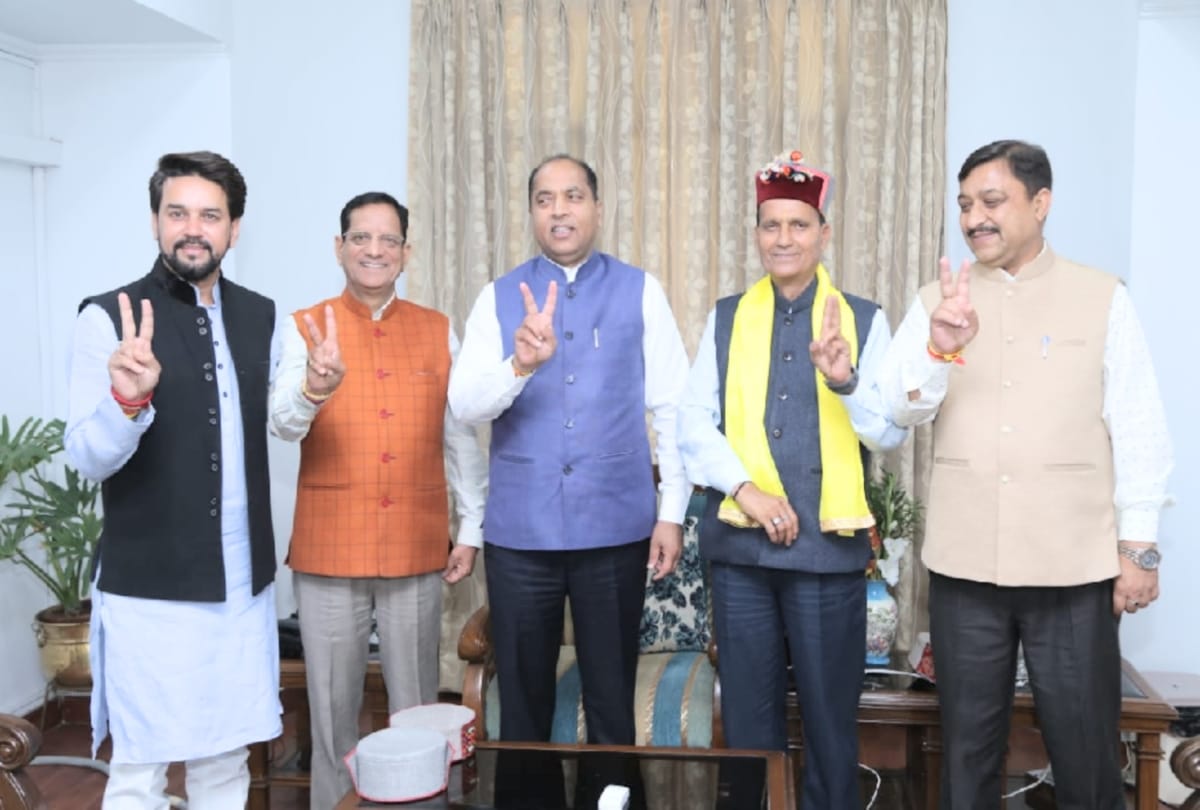 himachal CM jairam and four newly elected MP reached Delhi
