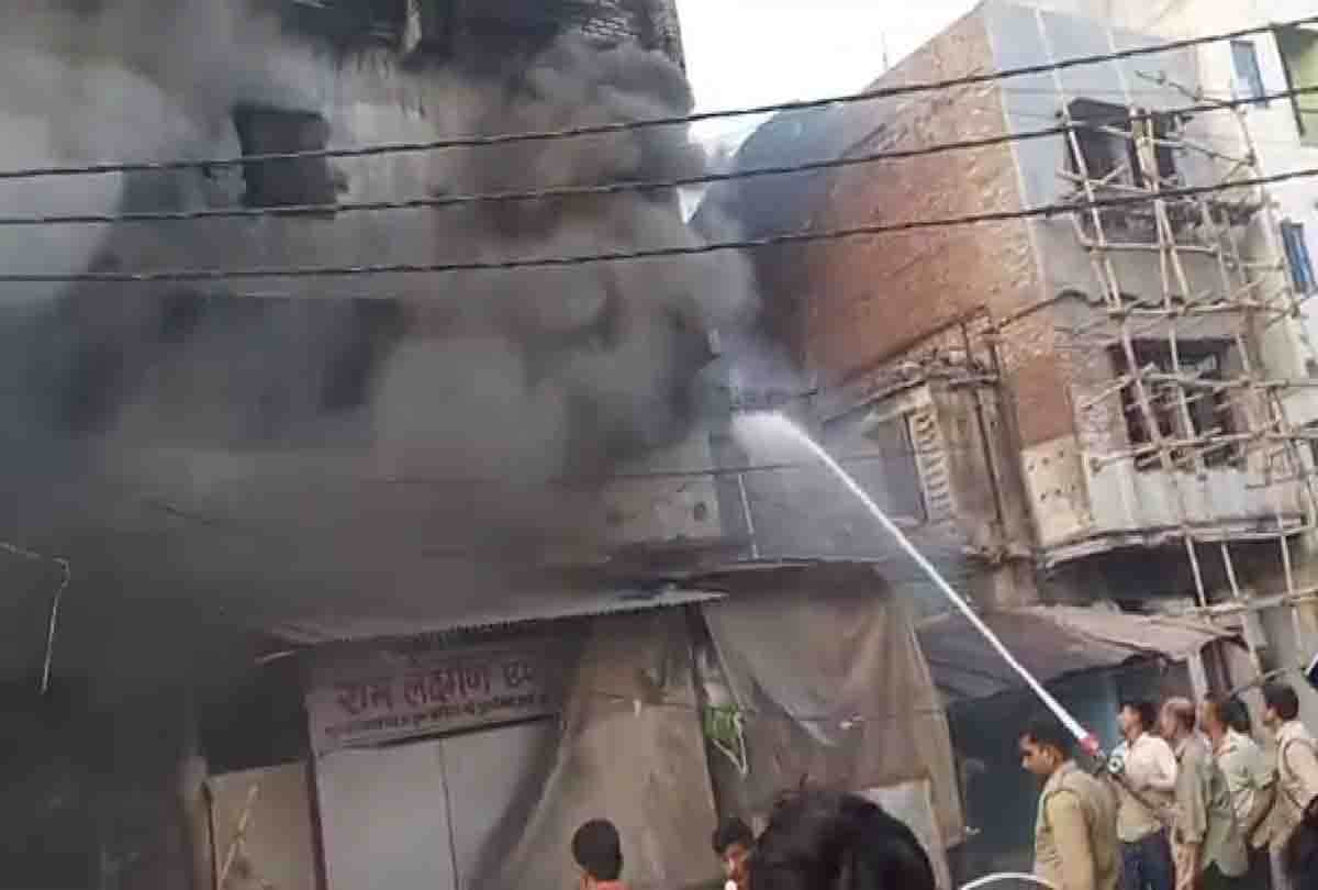 fire in a five storey building in kanpur after surat fire