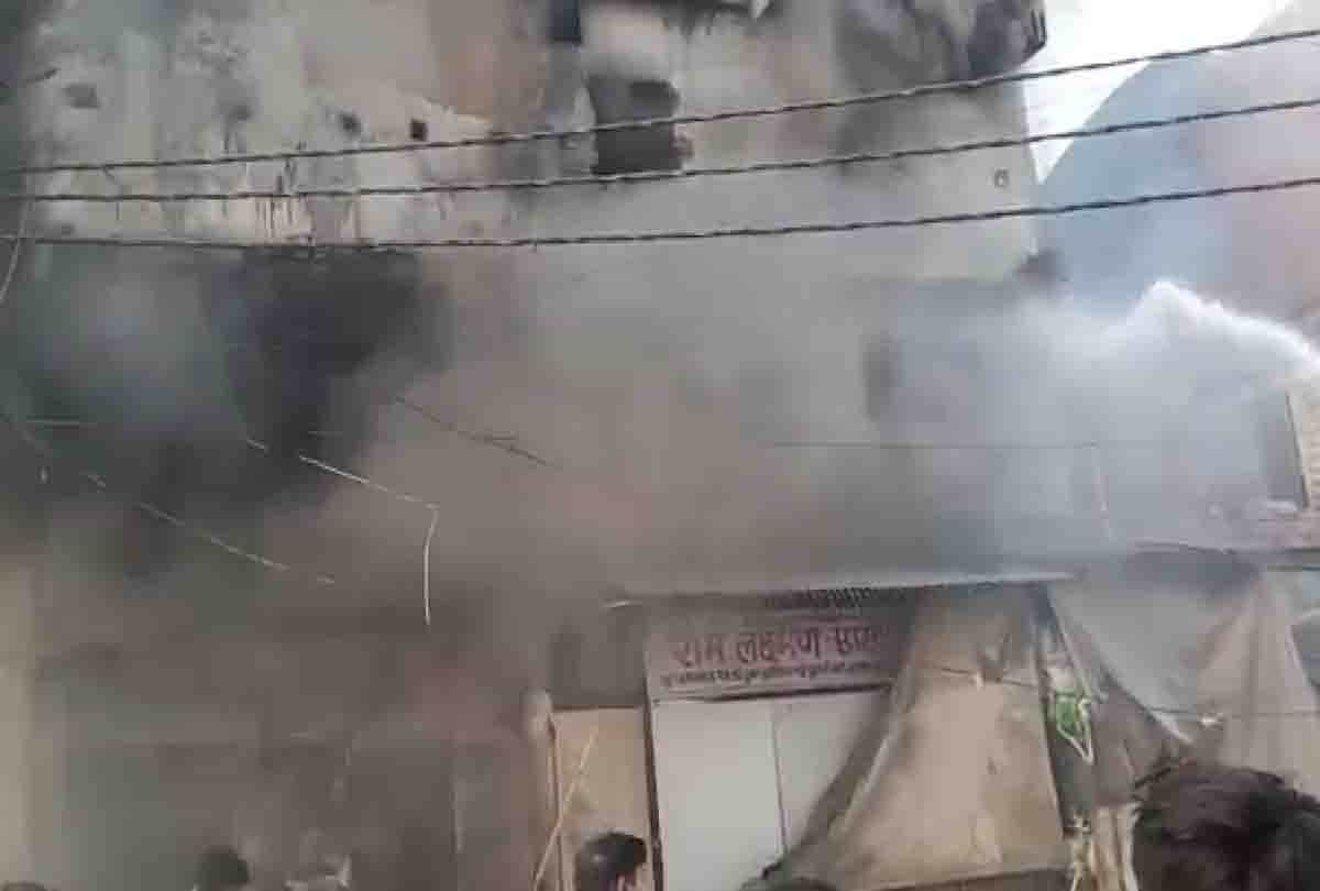 fire in a five storey building in kanpur after surat fire
