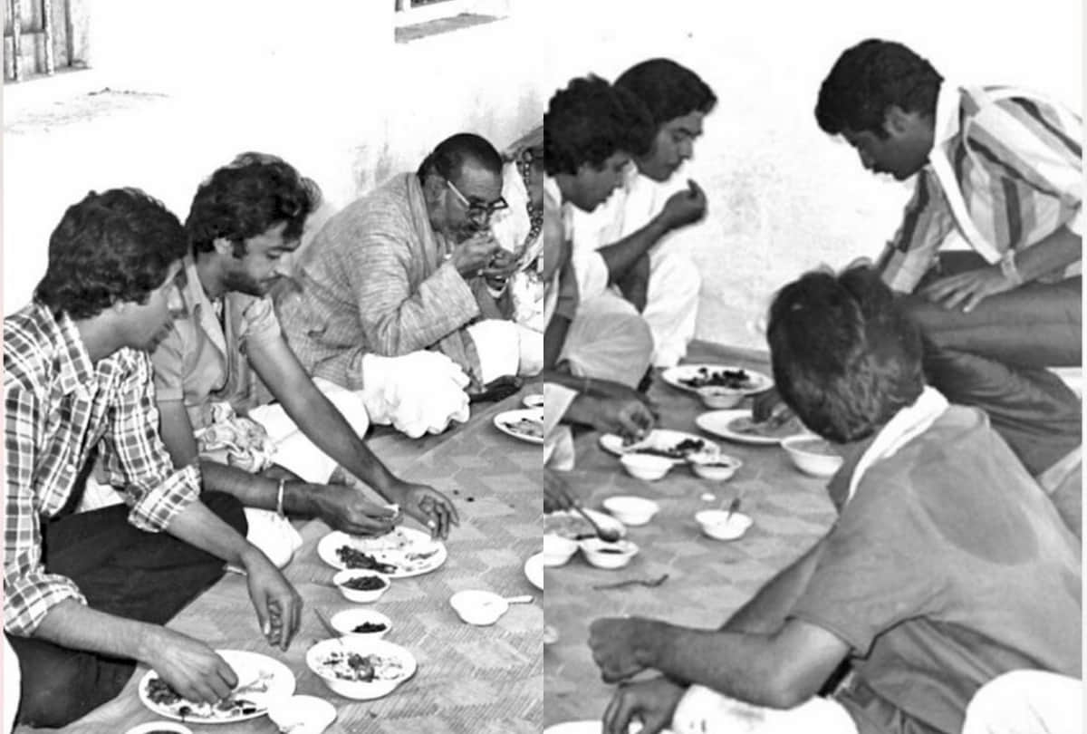 boney kapoor first film hum paanch unseen photos seen serving food to his cast & crew
