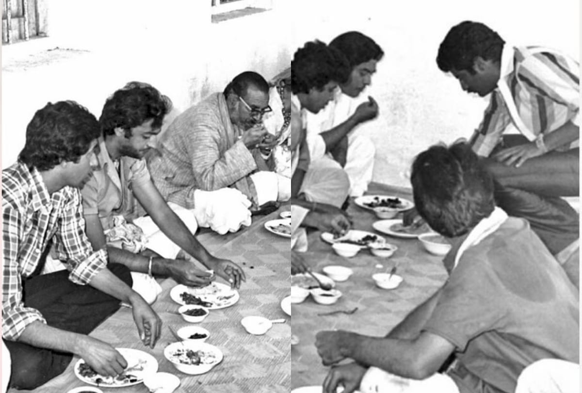 boney kapoor first film hum paanch unseen photos seen serving food to his cast & crew