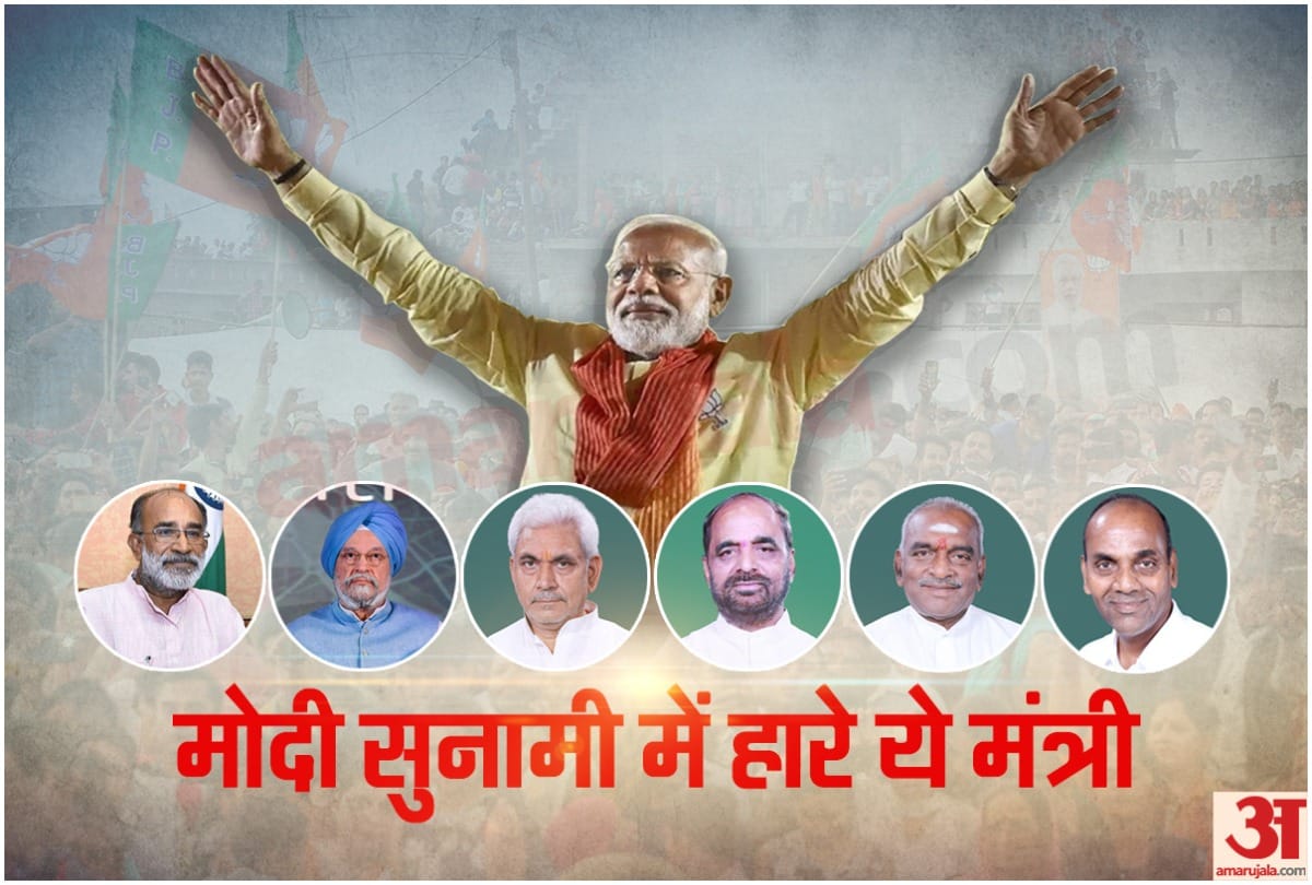 Lok Sabha Chunav 2019 result: These Union Ministers loses election including Manoj Sinha