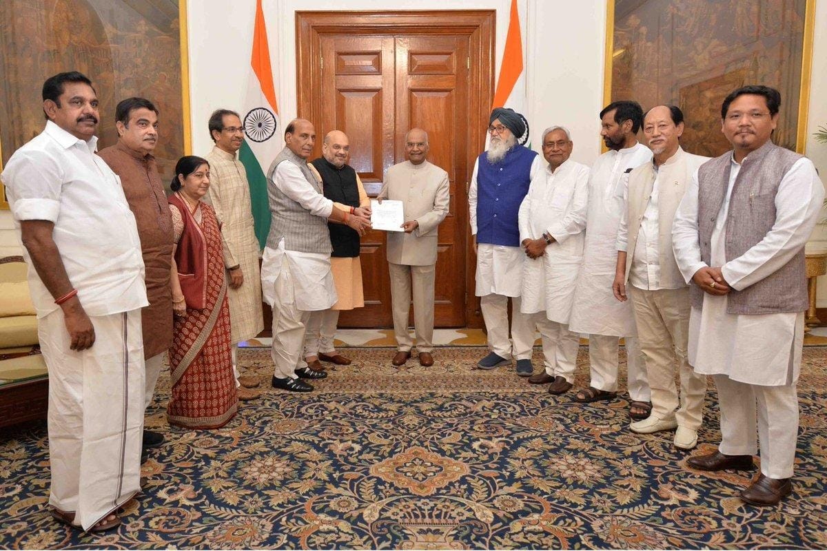 NDA ended in Modi regime, after shiv sena Akali Dal also removed