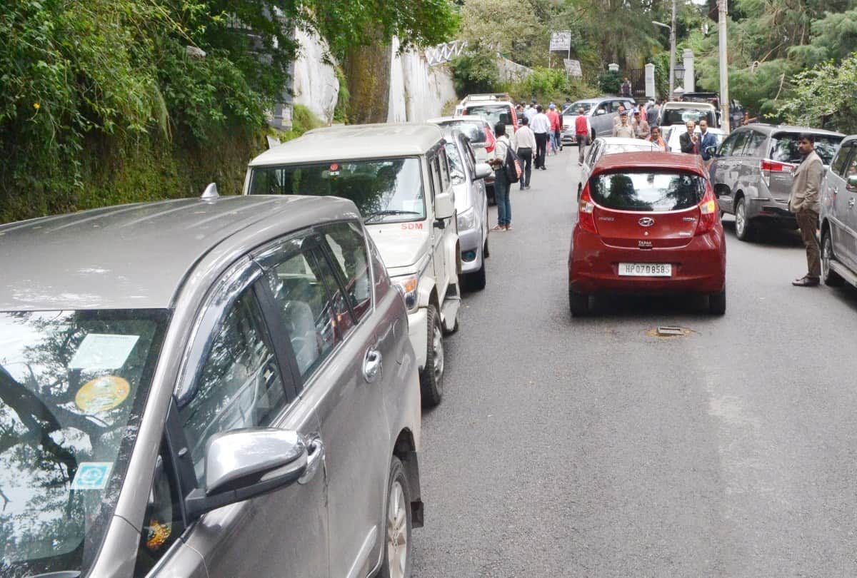 RC may be cancelled of 9800 cars in shimla park on road side