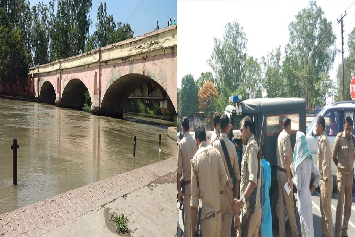 A woman jumped into Ganganahar with her four year old son in Muzaffarnagar
