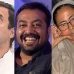 Rahul Gnadhi, Anurag Kashyap, Mamata Banerjee