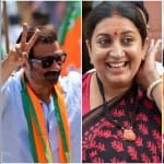 Sunny, Smriti and Ravi Kishan