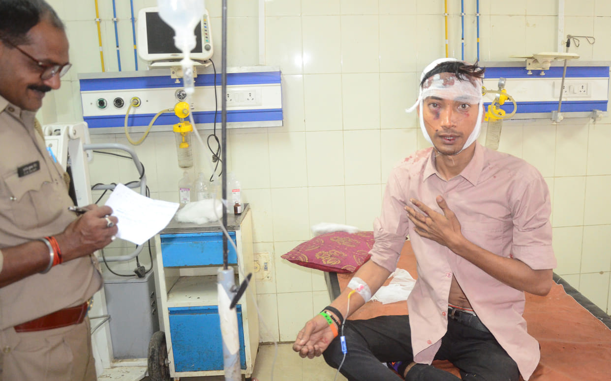 Students raid after copying in Prayagraj