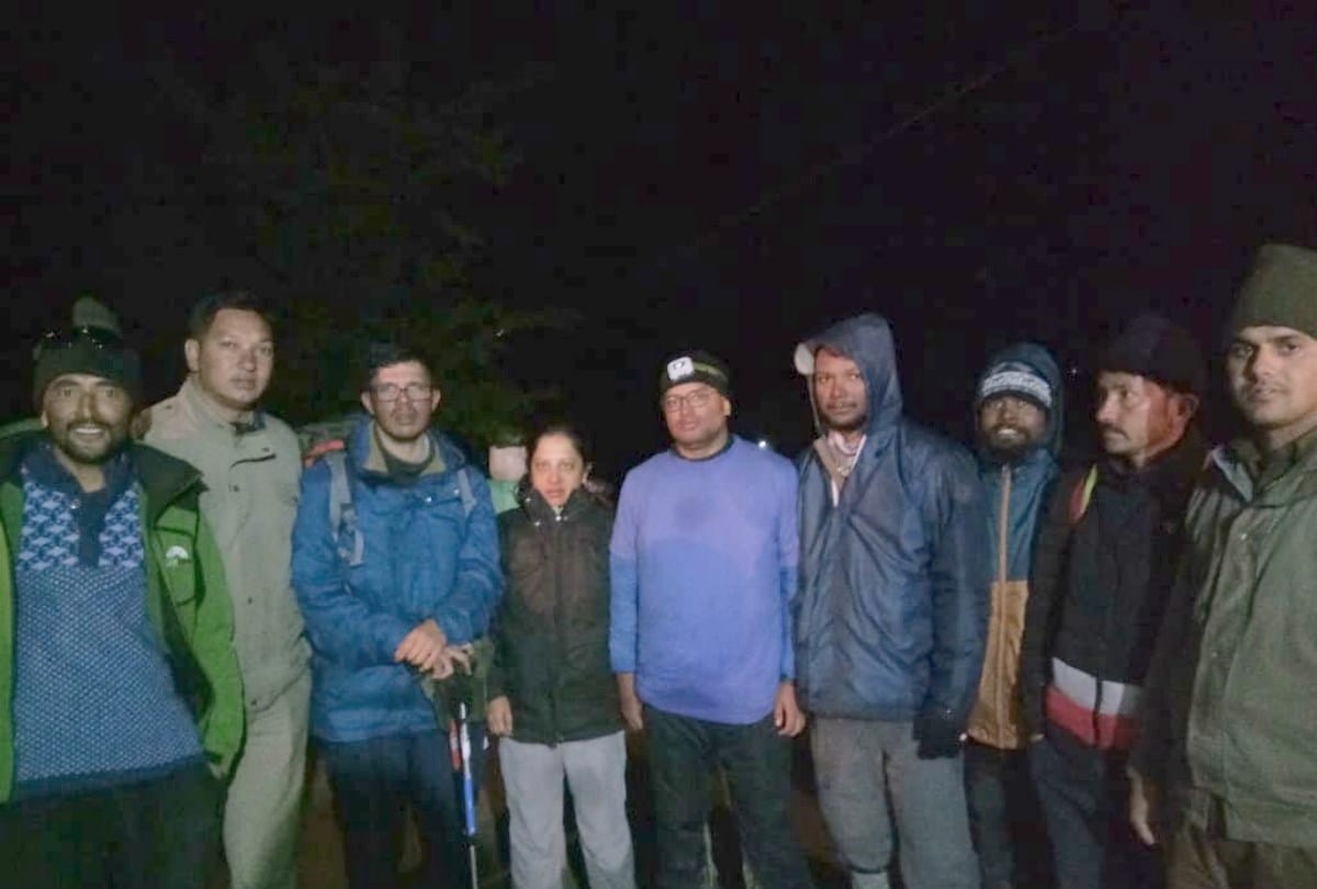 trekkers rescue from Barun kinnaur himachal pradesh