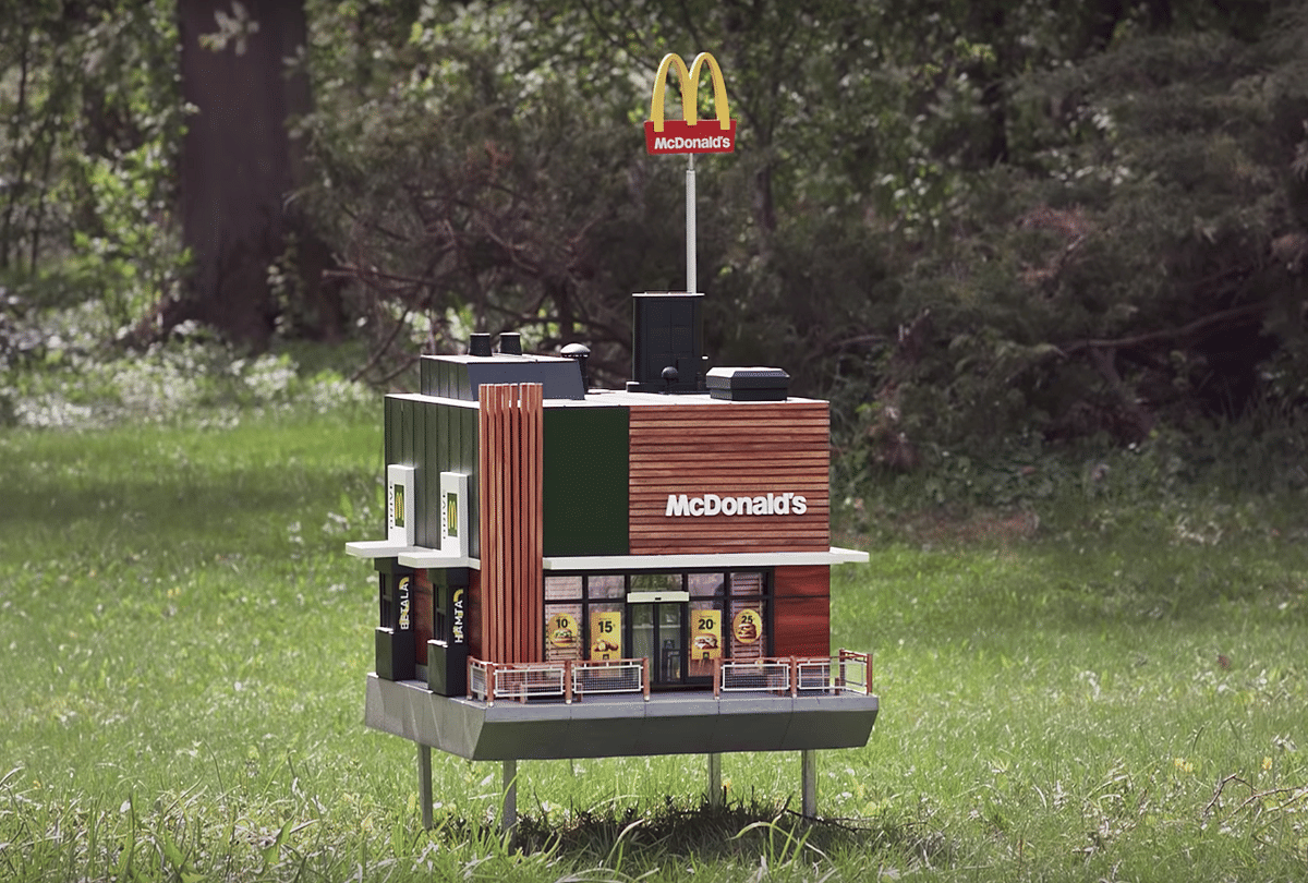 McDonalds opens Worlds smallest restaurant for bees in Sweden