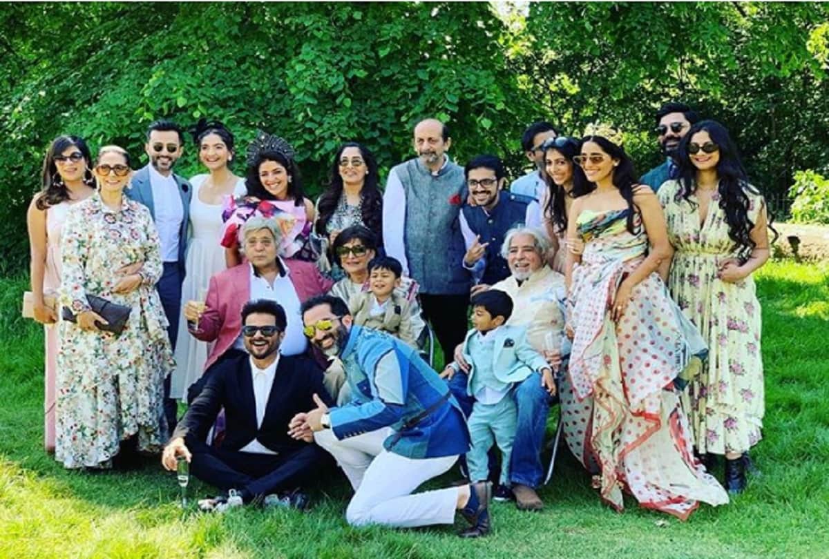 sonam kapoor shares a picture from cousin marriage from london