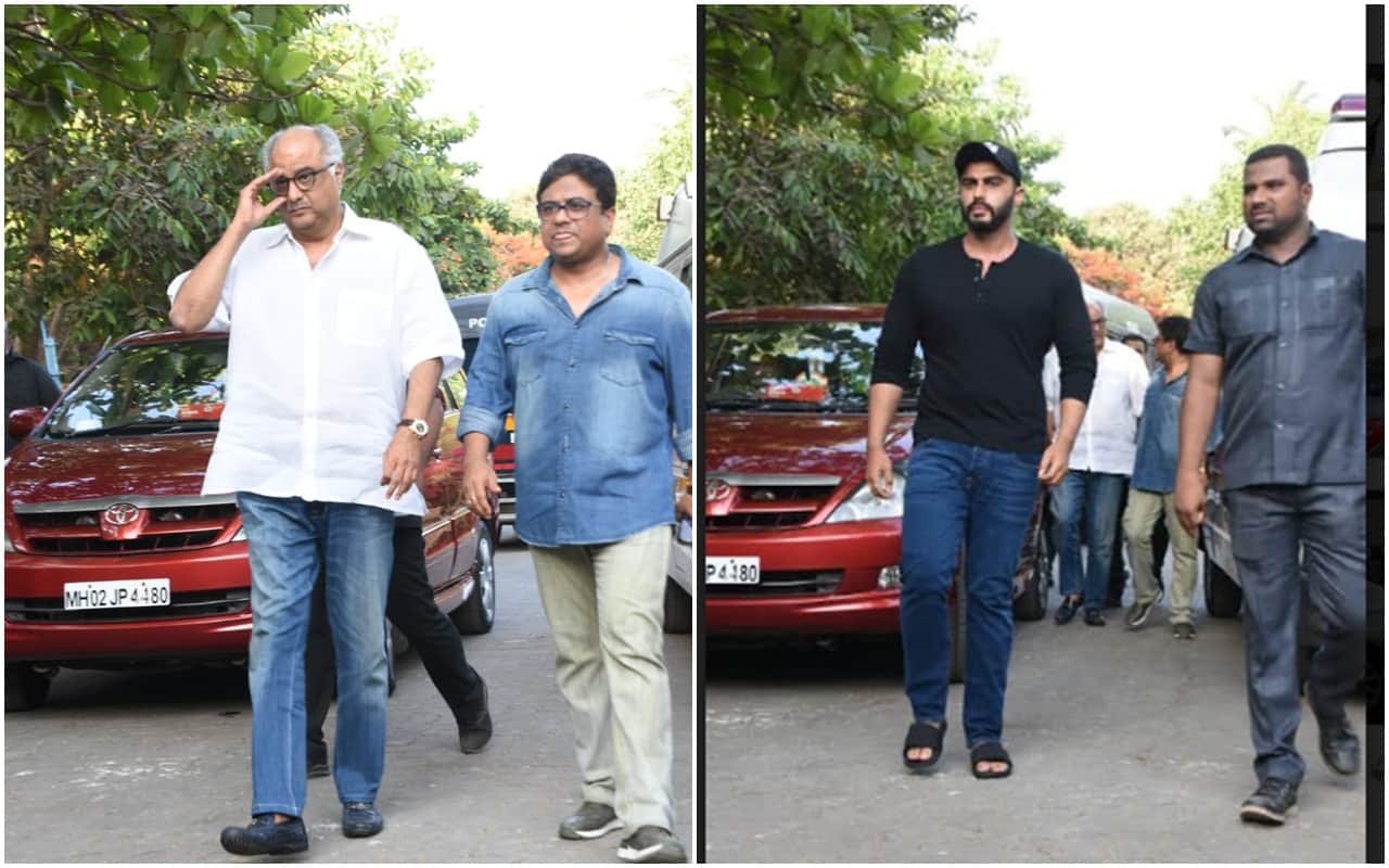 Amitabh Bachchan to Shah rukh Khan celebrity reached Ajay Devgan Father Veeru Devgan Funeral