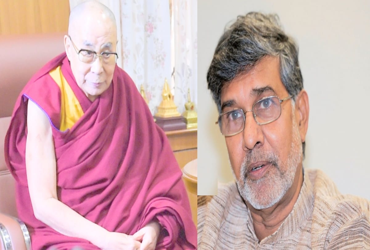 Nobel prize winner Kailash Satyarthi met Spiritual leader Dalai Lama at dharamshala