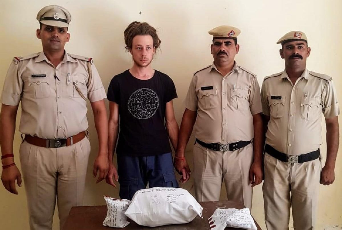 Haryana Police arrested a Polish national with opium and Cannabis in Gurugram