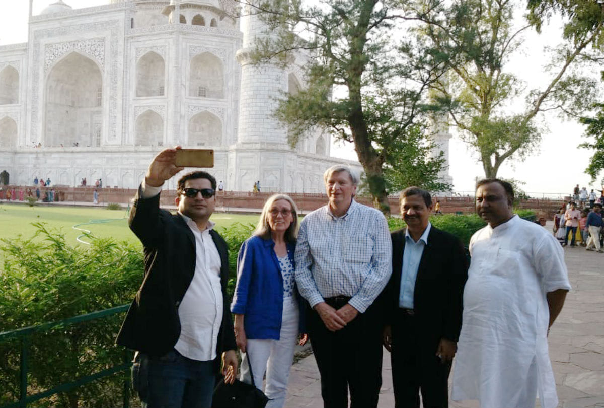 academy president John Bailey Visit Taj Mahal and Said oscar office in India