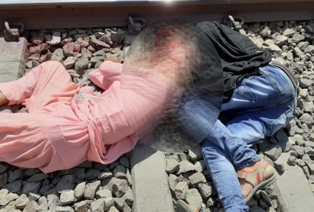 Dead bodies found on railway track in Sultanpur.