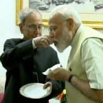 प्रणव मुखर्जी, नरेंद्र मोदी (फाइल फोटो)