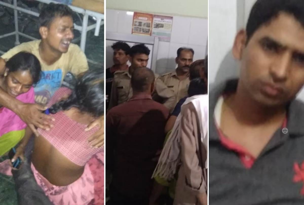 an old man and twelve years old girl died in an accident in lucknow