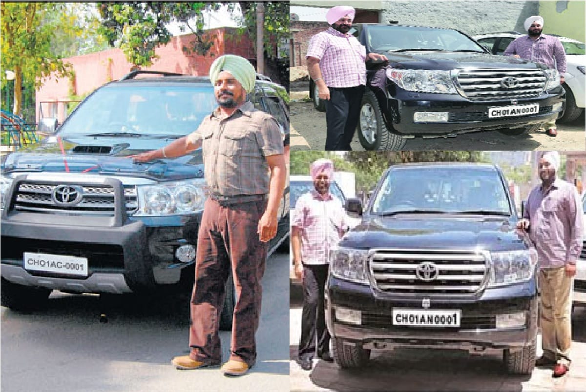 top most expensive vanity vip car number plates in india