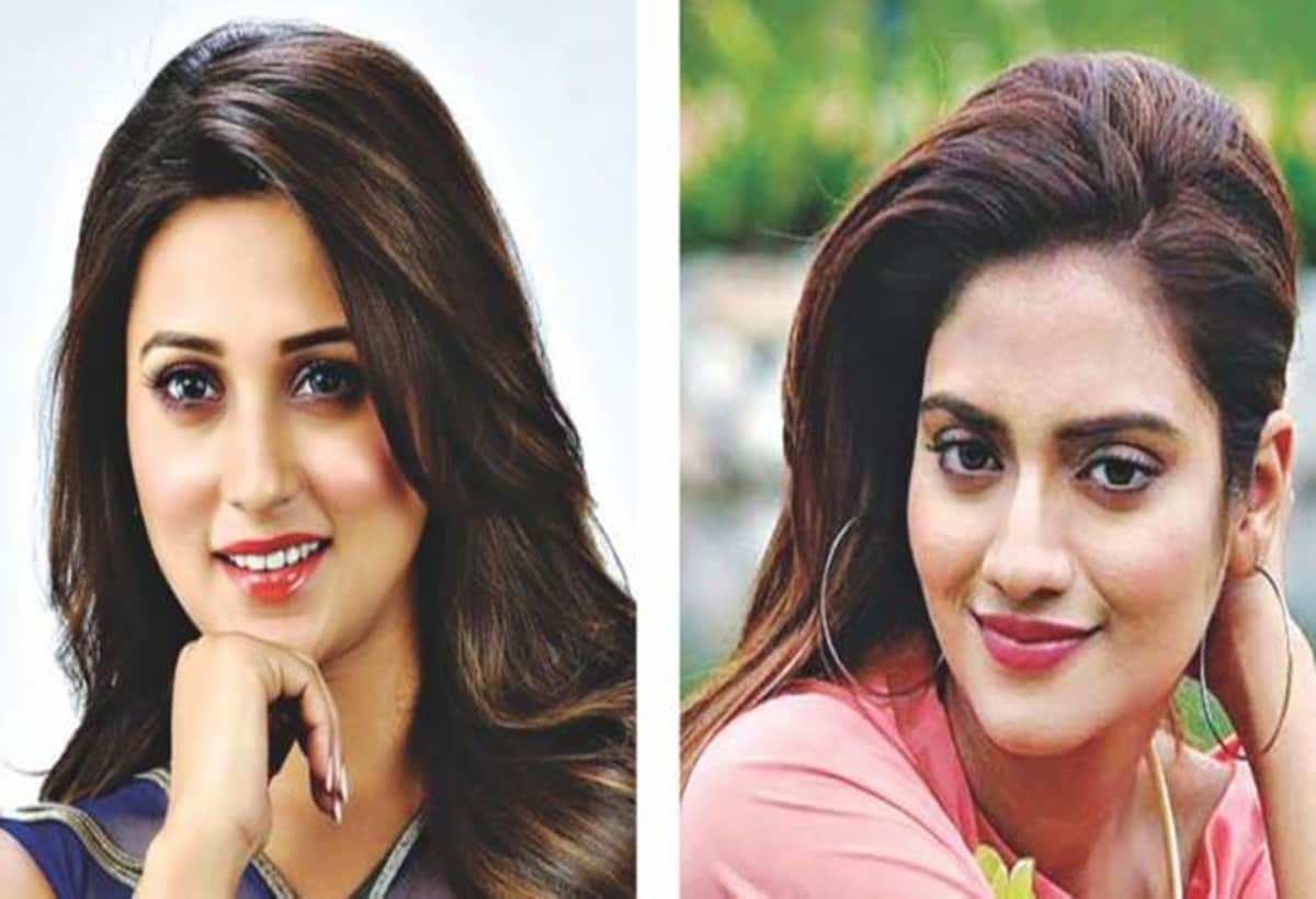 Tmc MPs Nusrat Jahan and Mimi Chakraborty trolled for posing at Parliament