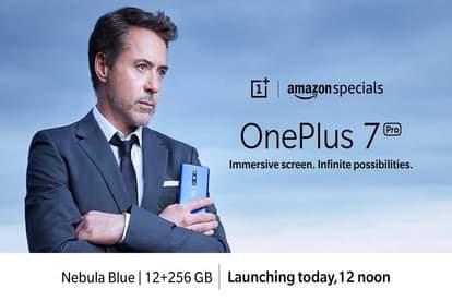 OnePlus 7 Pro Nebula Blue Variant goes to sale in India today via amazon