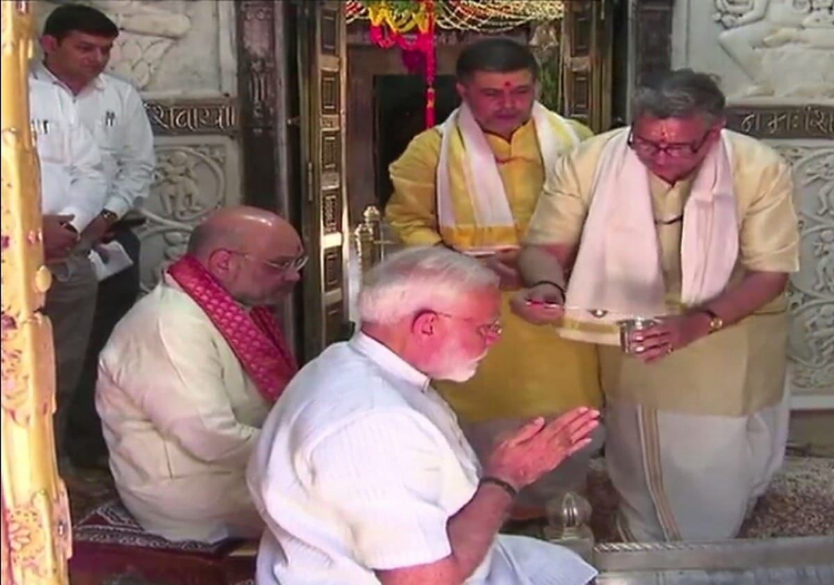 pm modi visit vishwanath temle in varanasi