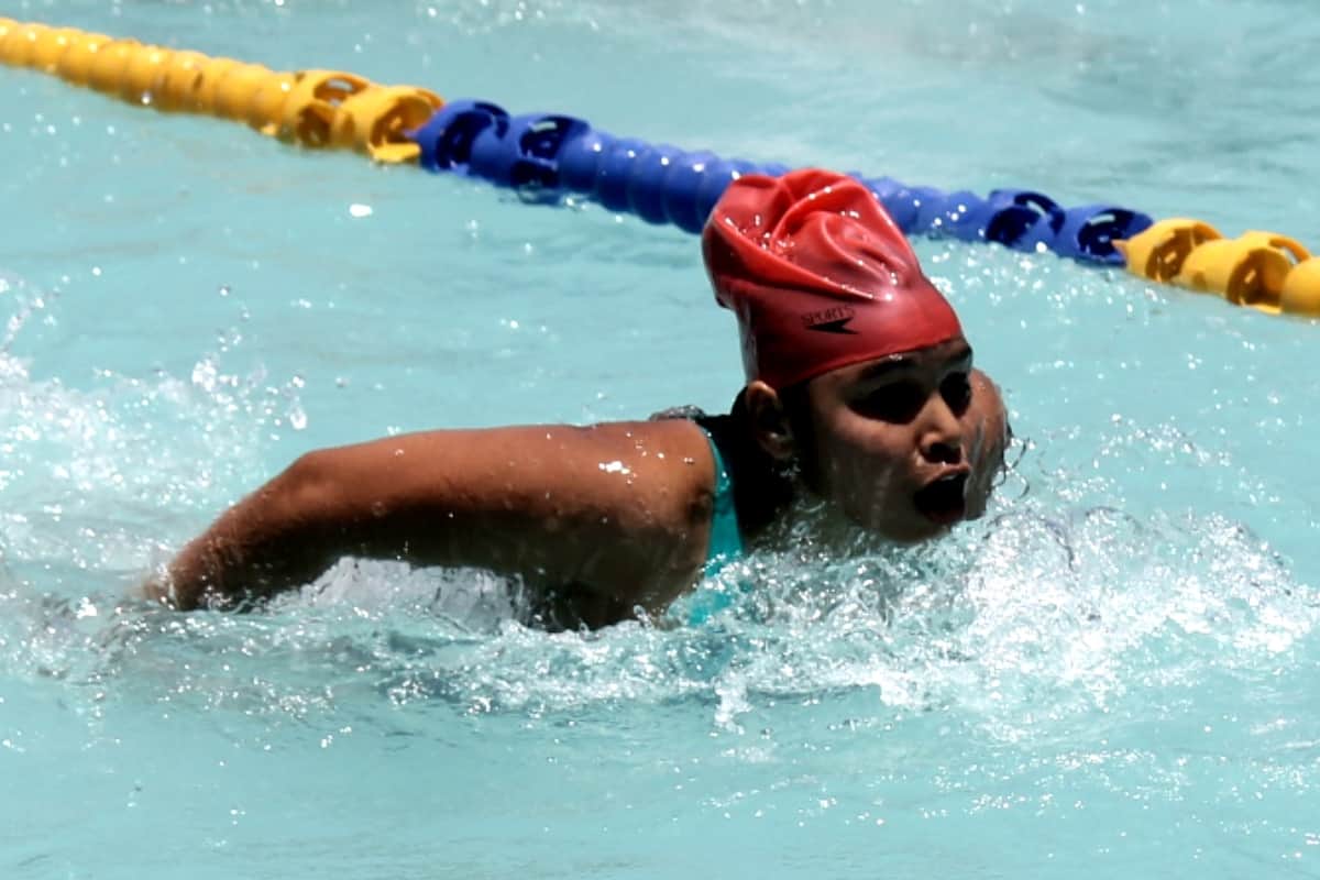 Meerut girls won thirteen Gold in swiming, seven national records broken