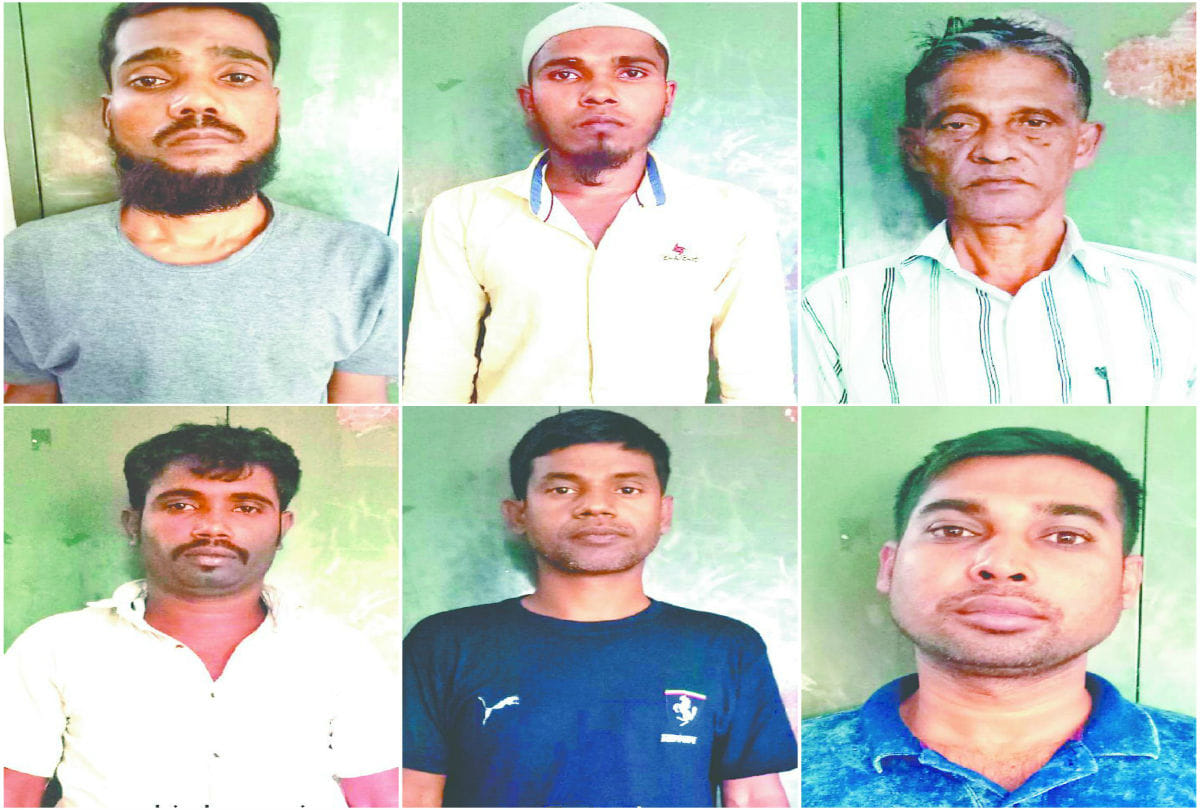 up ats arrested six bangladeshi from agra for living illegally in india