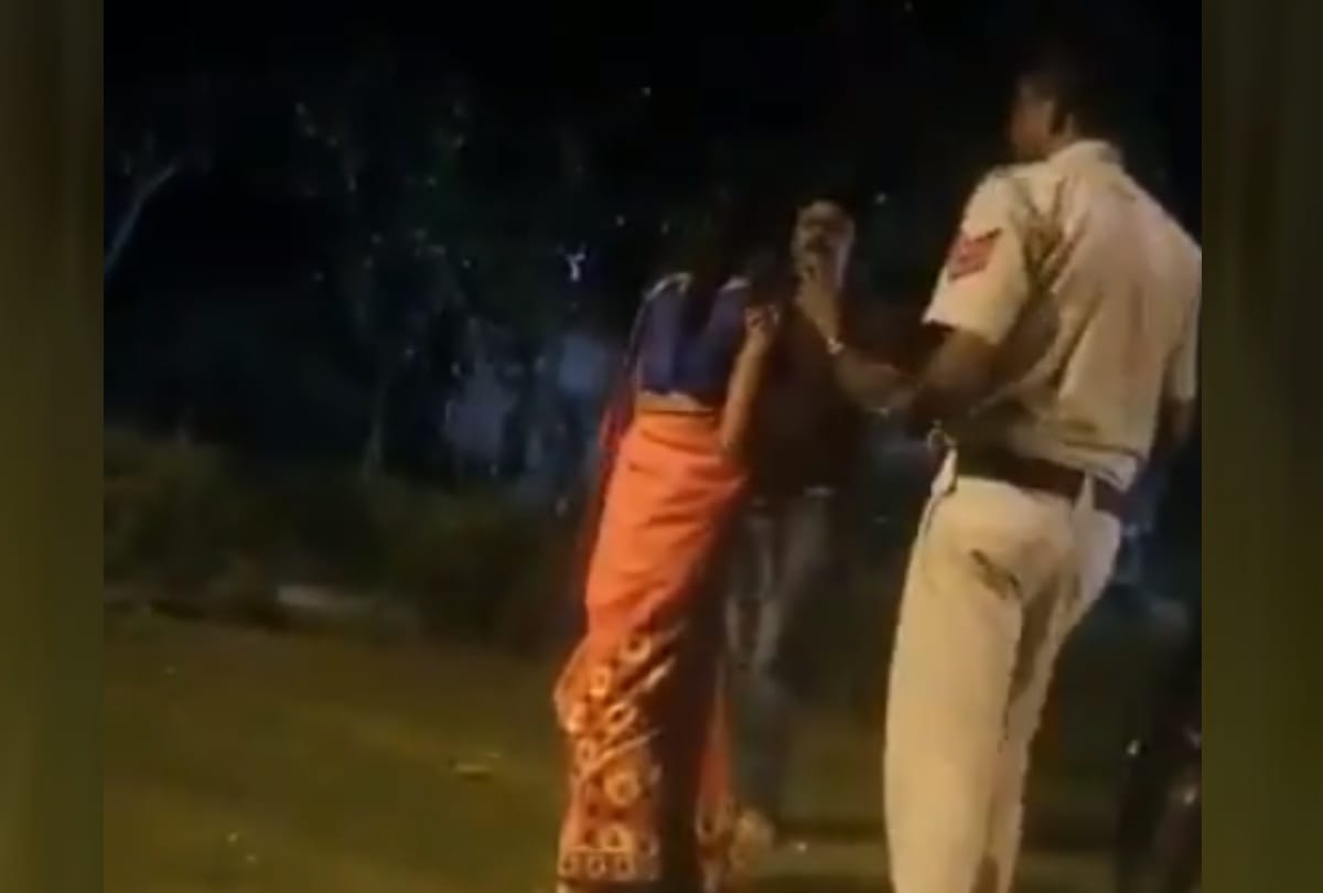 faridabad woman beaten by belt in police station three cops arrested released on bail