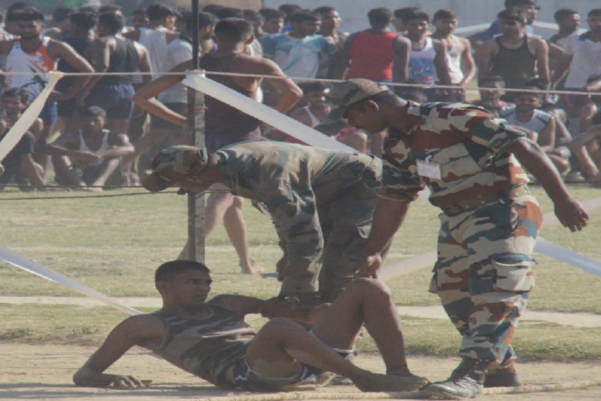 Many candidates of Moradabad fail in Army physical test at Baghpat