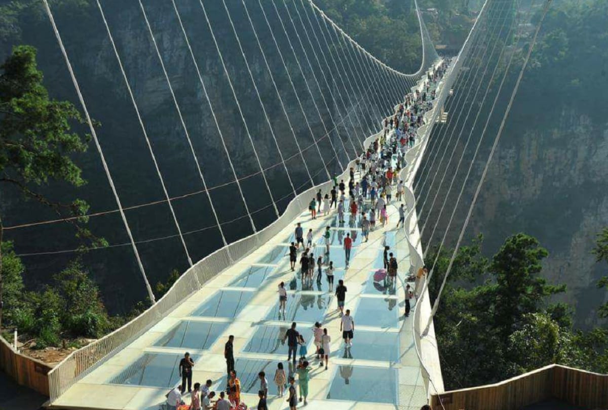Most Dangerous Bridge Of World Including China Glass bridge And Peru Rope Bridge