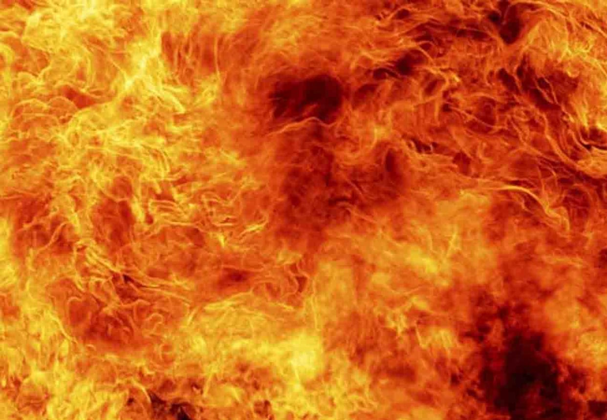 Printing factory caught fire in kanpur